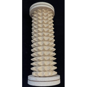 Wooden cylindrical massager