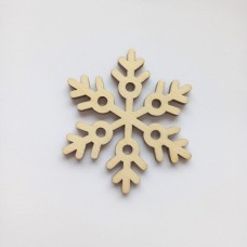 Christmas plywood snowflake 8